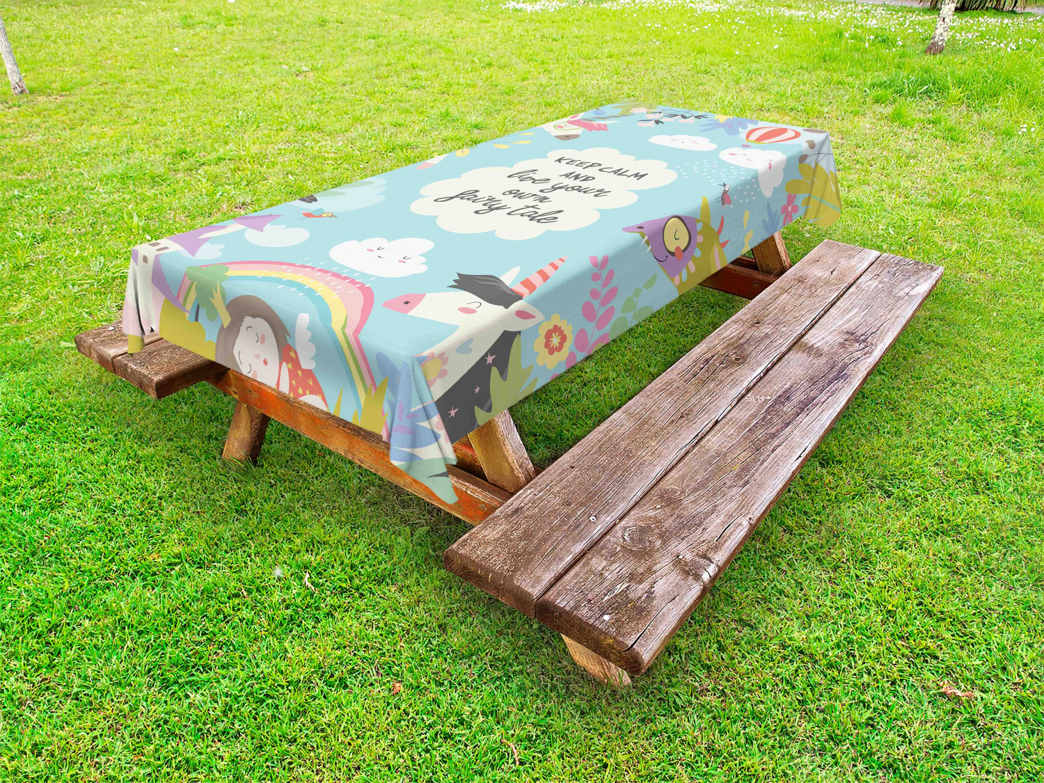 Nursery Outdoor Picnic Tablecloth in 3 Sizes Decorative Washable Waterproof - Picture 31 of 62
