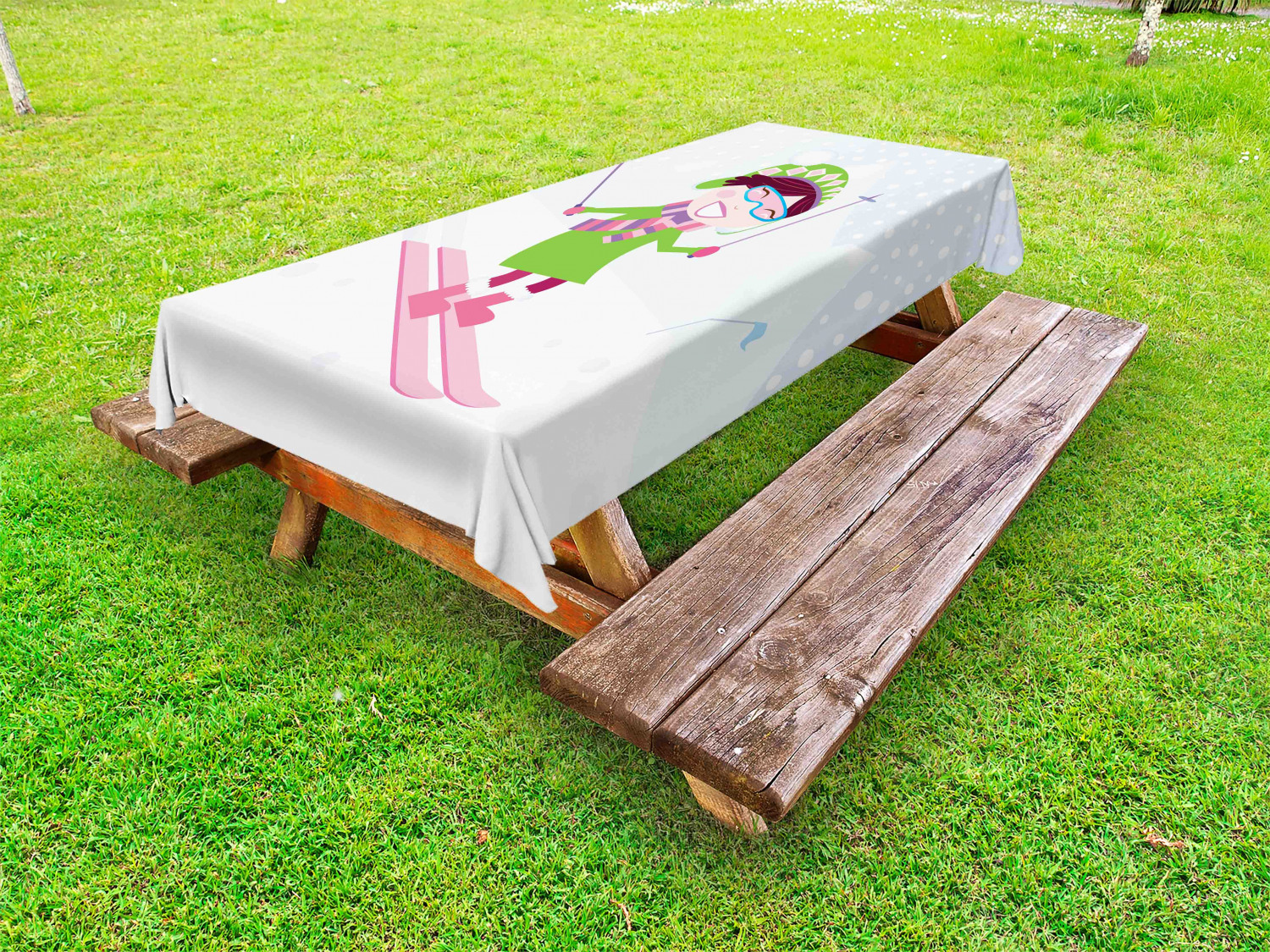 Nursery Outdoor Picnic Tablecloth in 3 Sizes Decorative Washable Waterproof - Picture 51 of 62