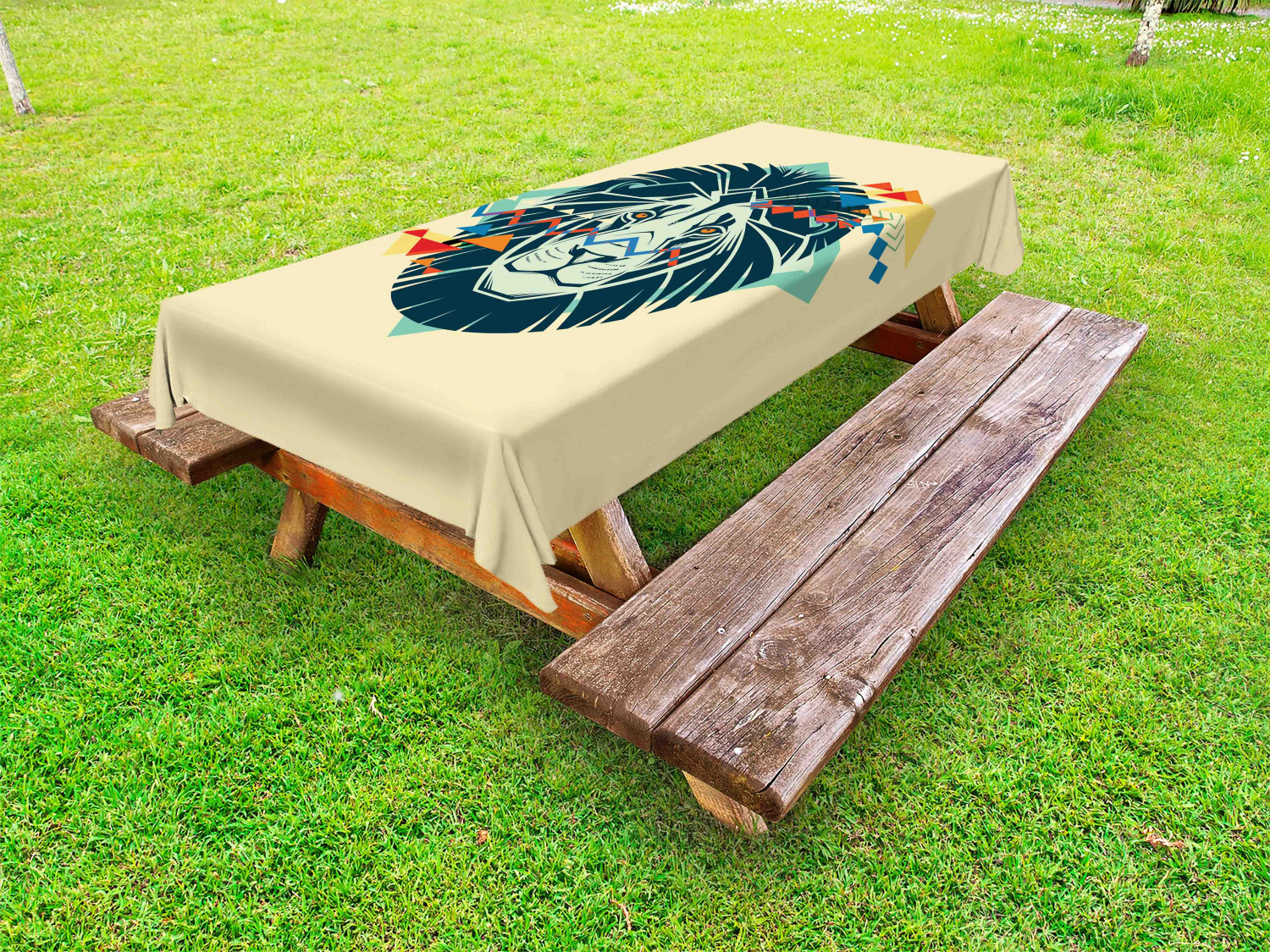 Woodland Animals Outdoor Picnic Tablecloth in 3 Sizes Washable Waterproof - Picture 23 of 50