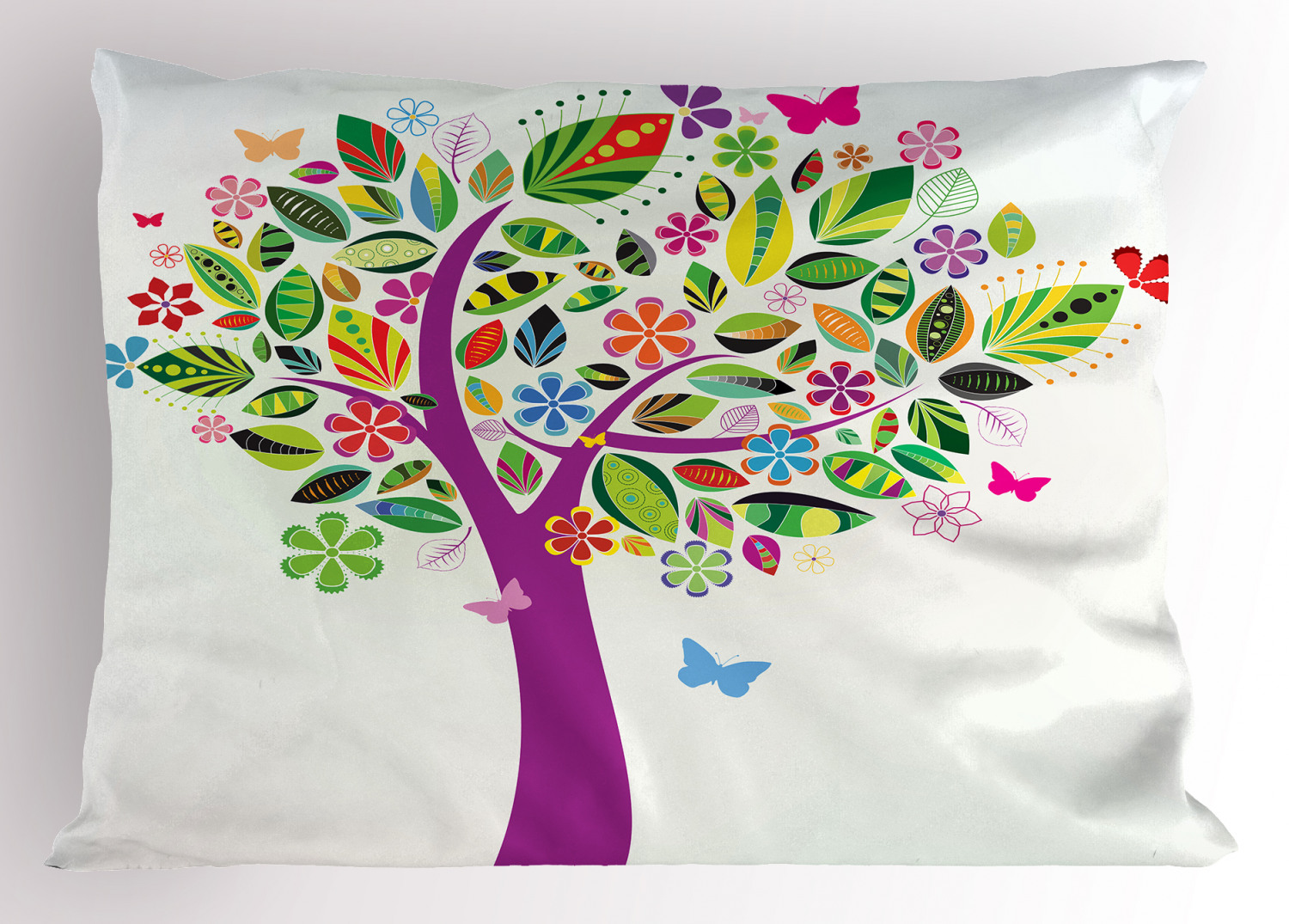 Tree of Life Pillow Sham Decorative Pillowcase 3 Sizes for Bedroom Decor 