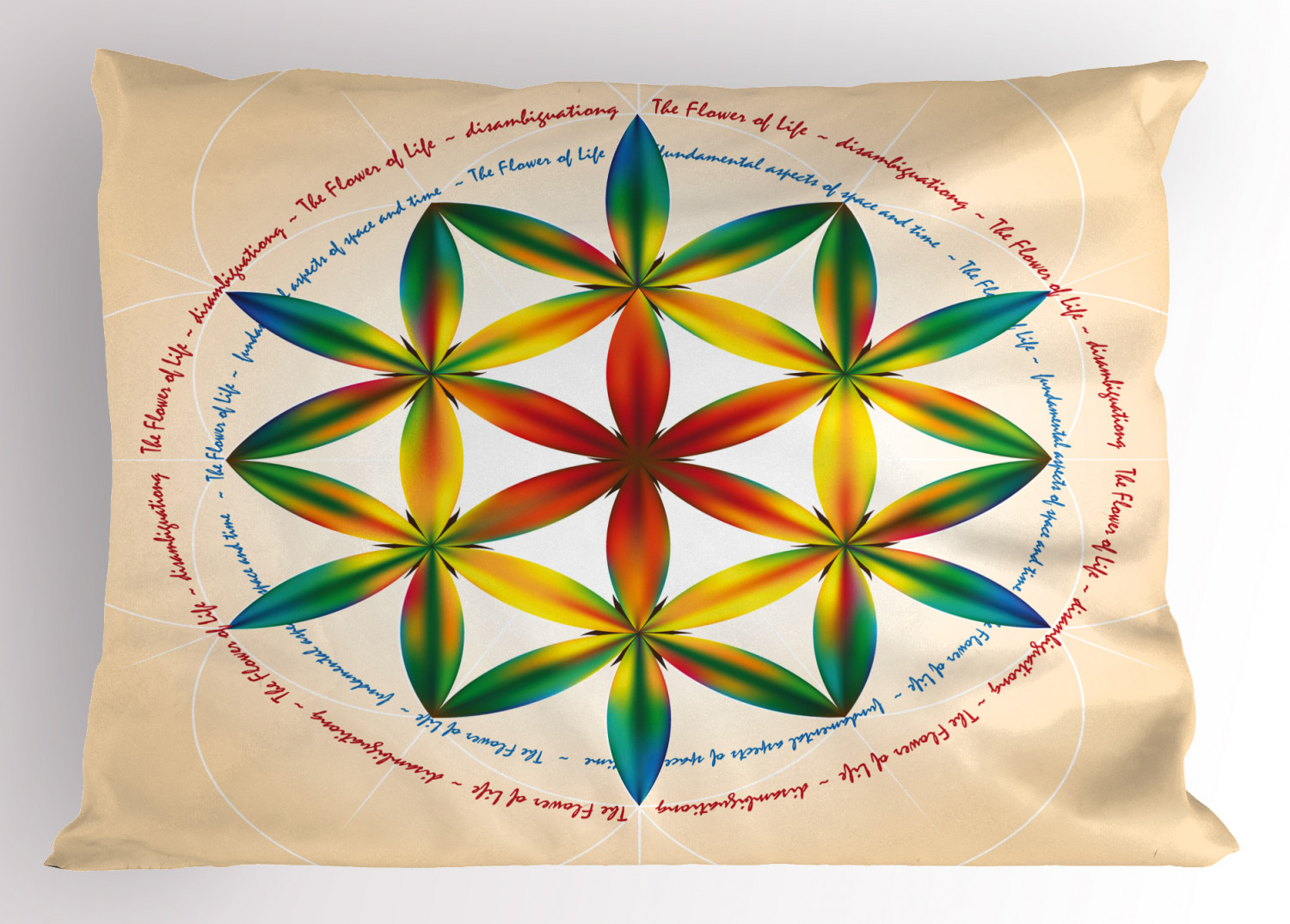 Details about   Ornate Geometric Pillow Sham Decorative Pillowcase 3 Sizes Bedroom Decoration 