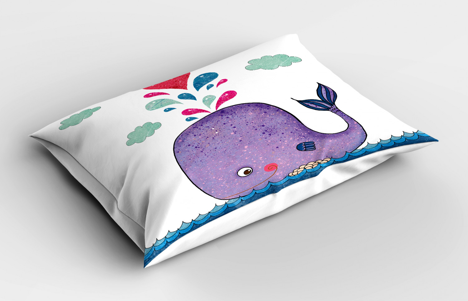 sleep whale foam pillow