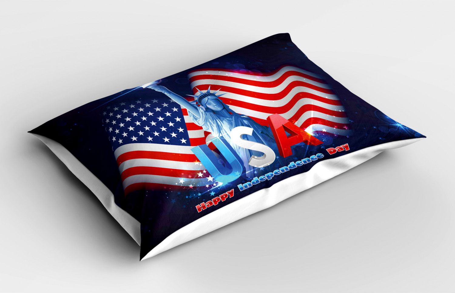 Patriotic Pillow Sham Decorative Pillowcase 3 Sizes ...