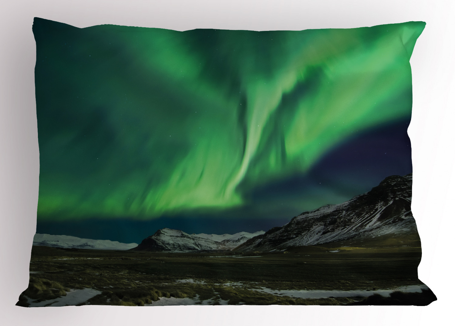Details about   Aurora Borealis Pillow Sham Decorative Pillowcase 3 Sizes Bedroom Decoration 