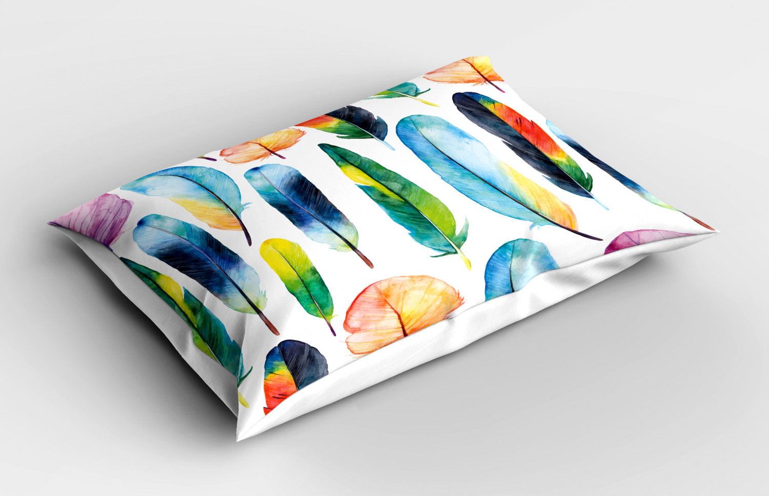 Colorful Drawing Pillow Sham Decorative Pillowcase 3 Sizes Bedroom