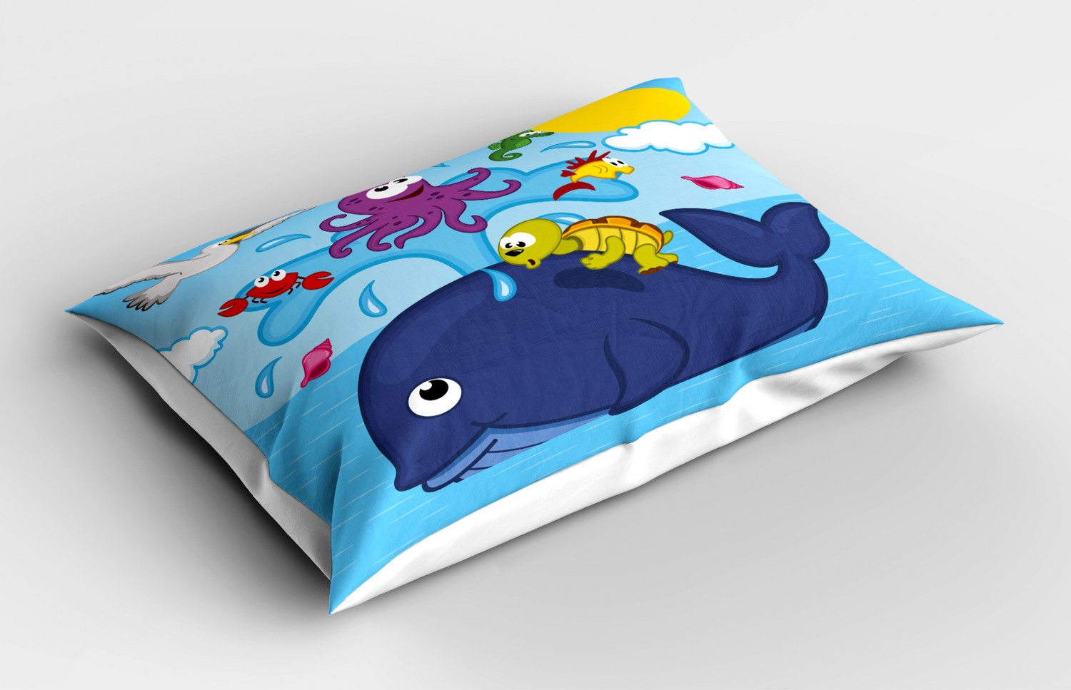 sleep whale foam pillow