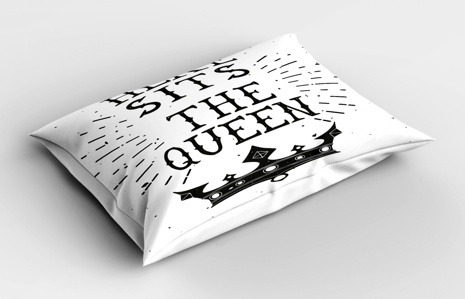 Queen Pillow Sham Decorative Pillowcase 3 Sizes Bedroom Decor Ambesonne ...