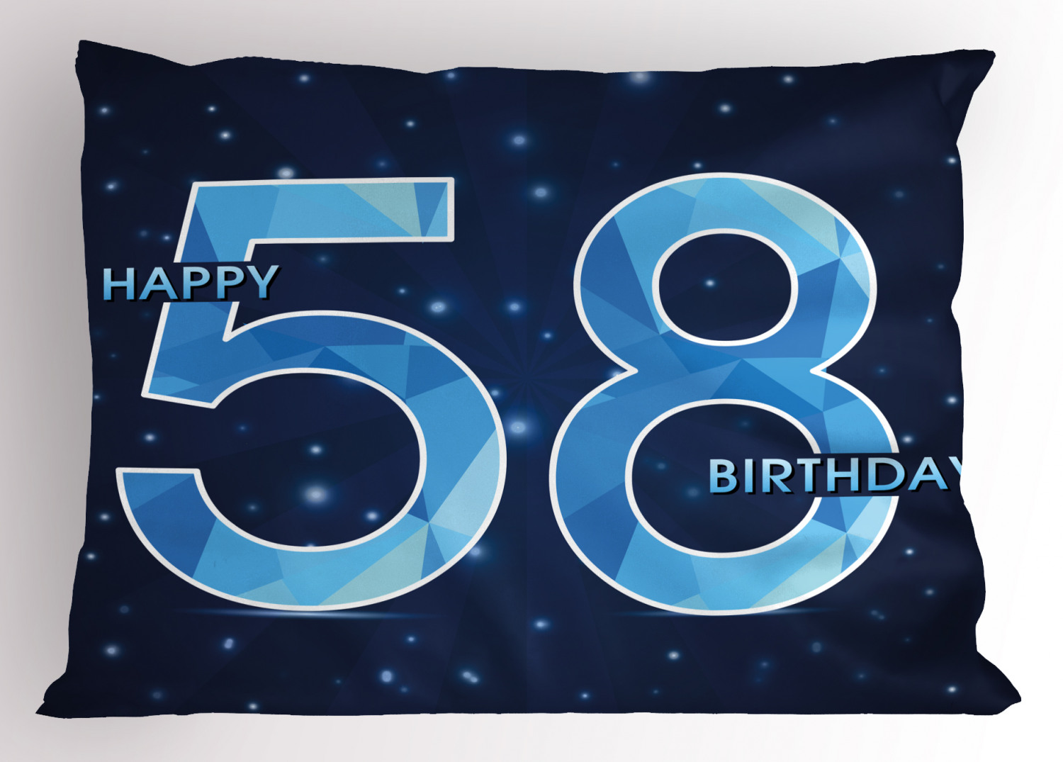 Details about   75th Birthday Pillow Sham Decorative Pillowcase 3 Sizes Bedroom Decor 