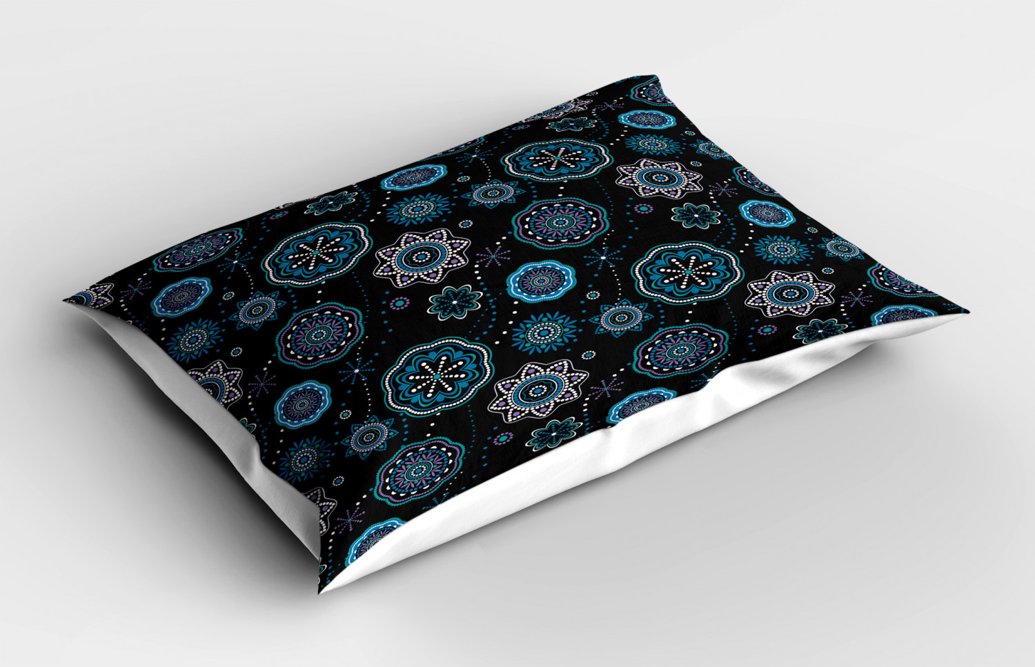 Dark Blue Pillow Sham Decorative Pillowcase 3 Sizes Bedroom Decor