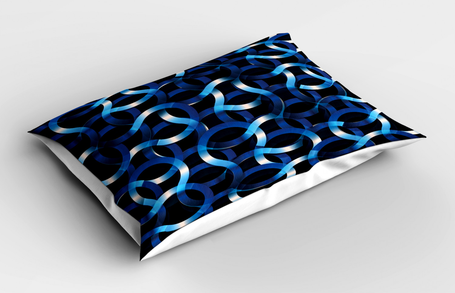 Dark Blue Pillow Sham Decorative Pillowcase 3 Sizes Bedroom Decor