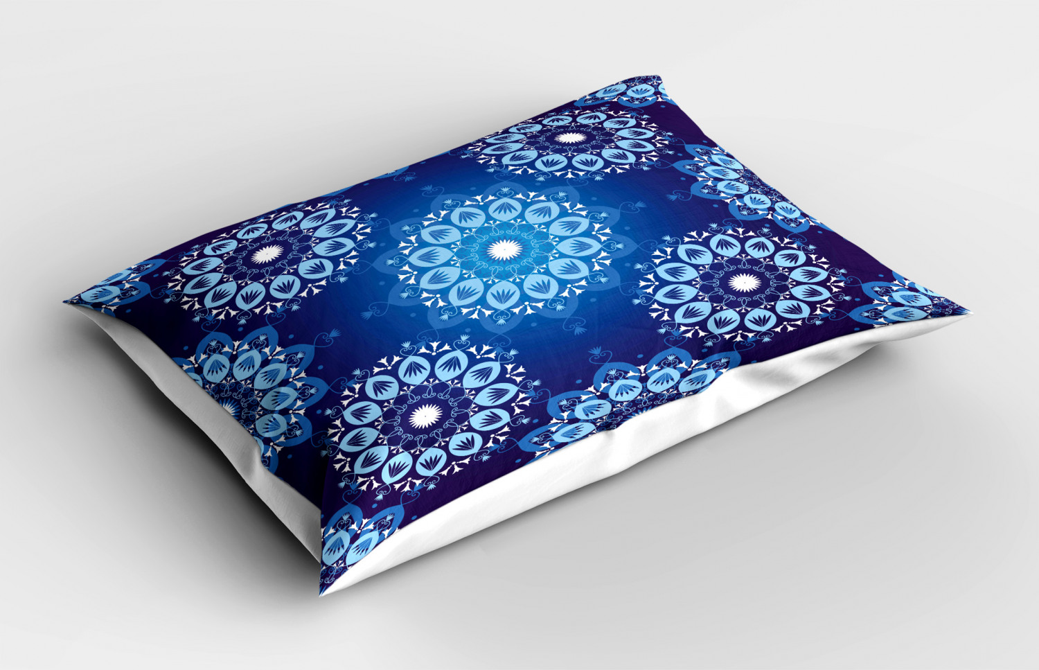 Dark Blue Pillow Sham Decorative Pillowcase 3 Sizes Bedroom Decor