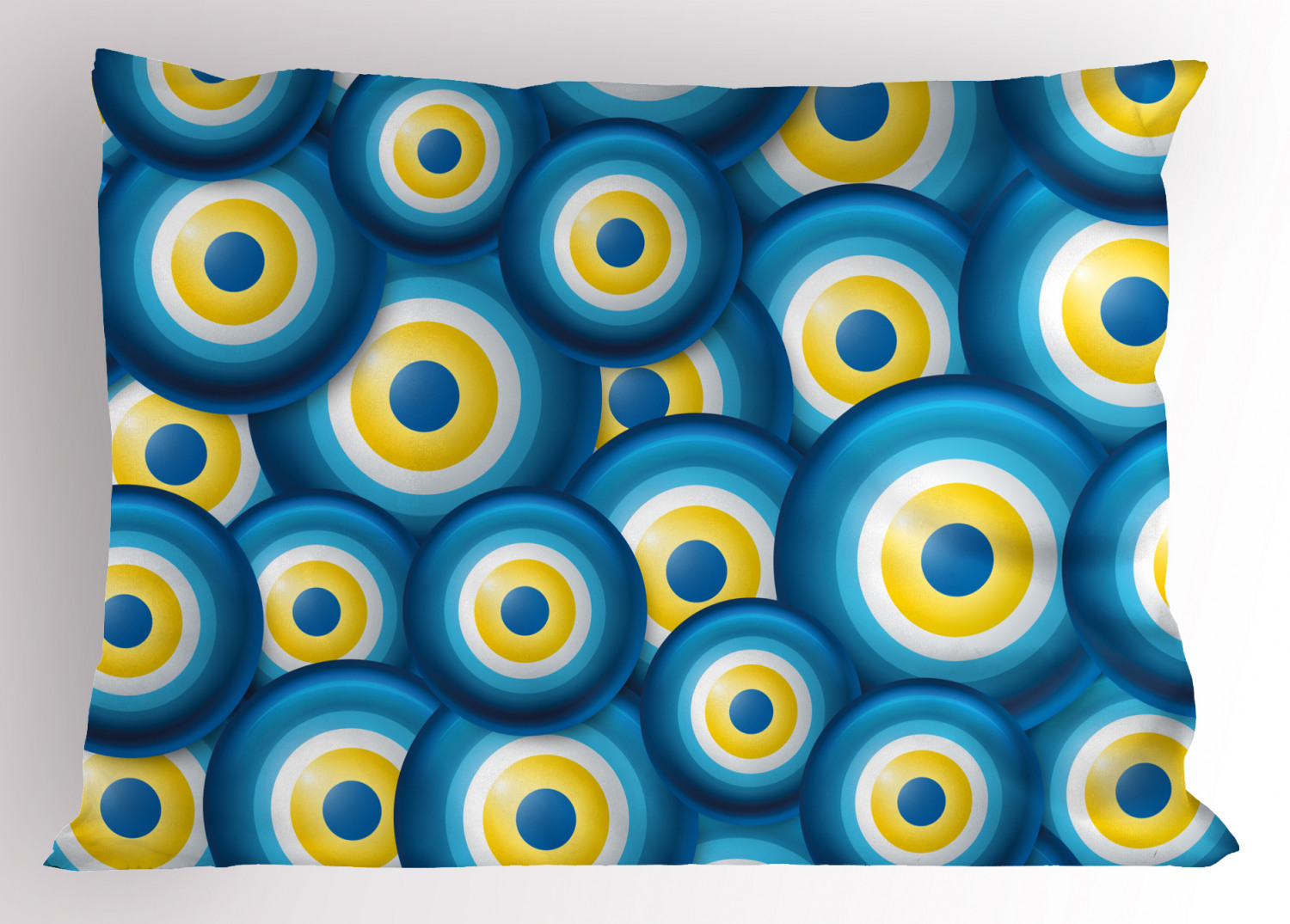 Evil Eye Pillow Sham Decorative Pillowcase 3 Sizes Bedroom Decor Ambesonne - Picture 29 of 50