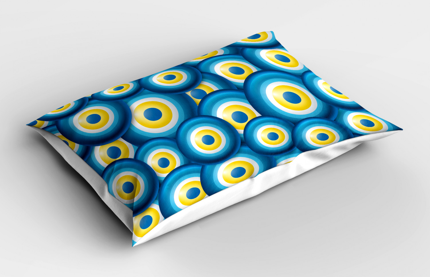 Evil Eye Pillow Sham Decorative Pillowcase 3 Sizes Bedroom Decor Ambesonne - Picture 30 of 50