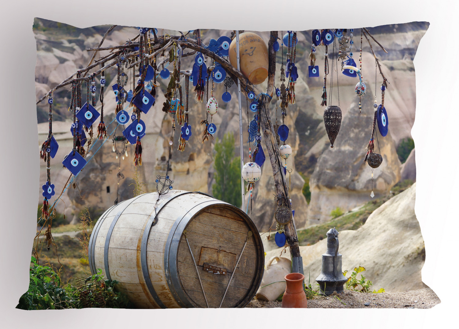 Evil Eye Pillow Sham Decorative Pillowcase 3 Sizes Bedroom Decor Ambesonne - Picture 37 of 50
