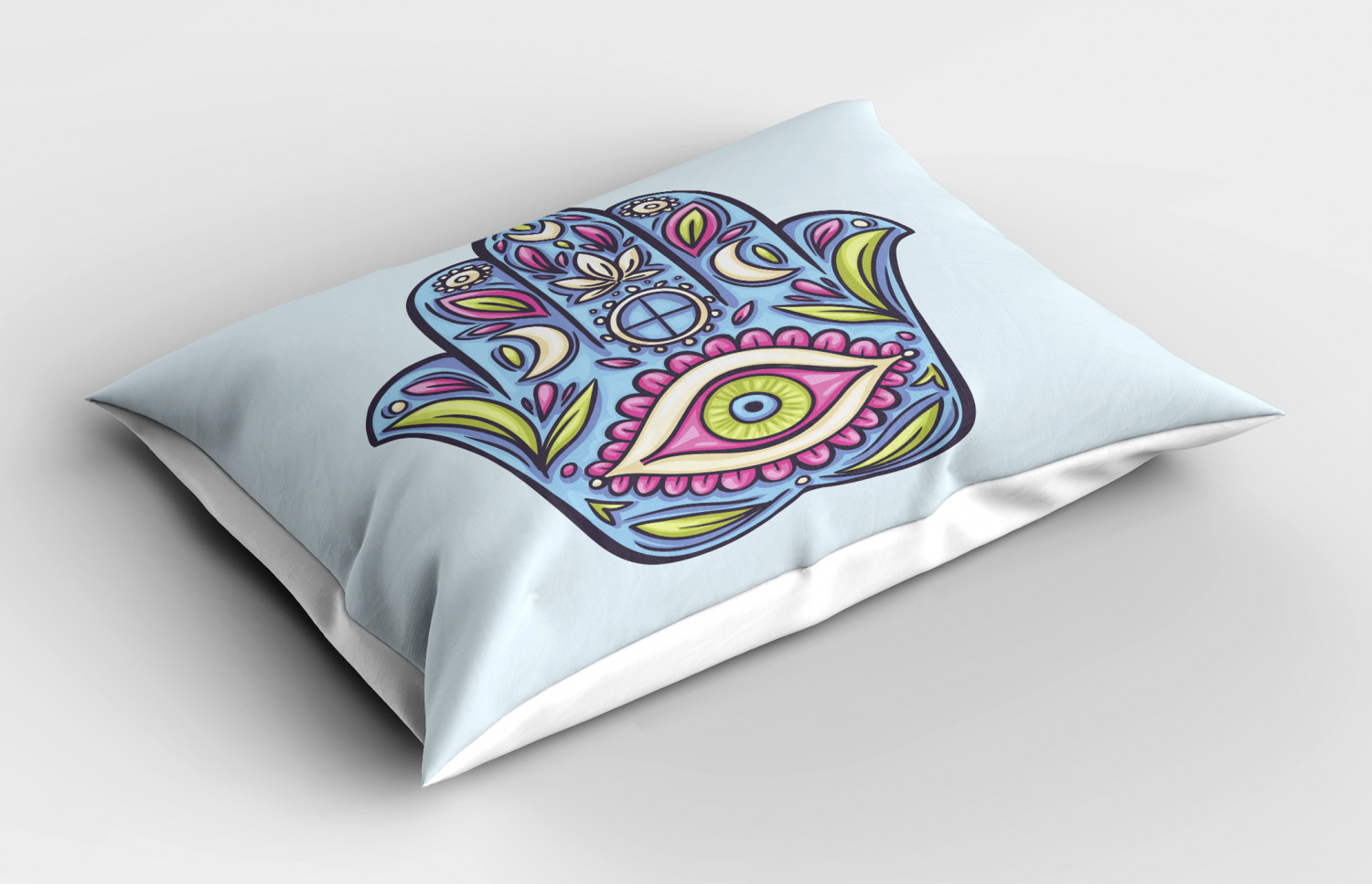 Evil Eye Pillow Sham Decorative Pillowcase 3 Sizes Bedroom Decor Ambesonne - Picture 12 of 50