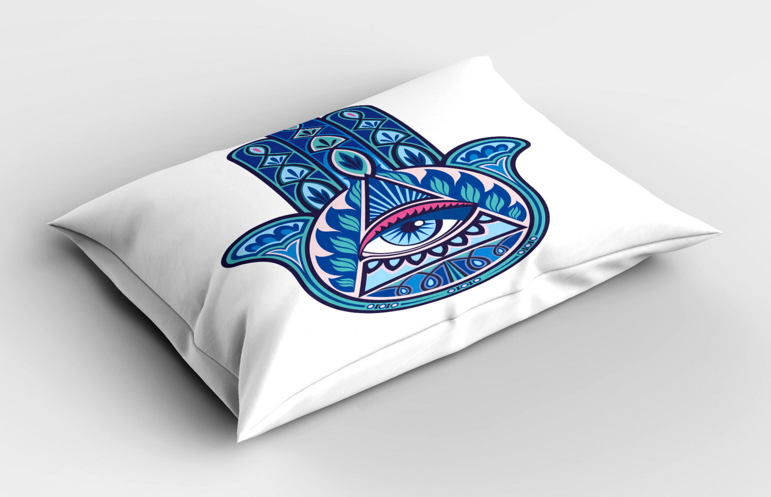 Evil Eye Pillow Sham Decorative Pillowcase 3 Sizes Bedroom Decor Ambesonne - Picture 44 of 50