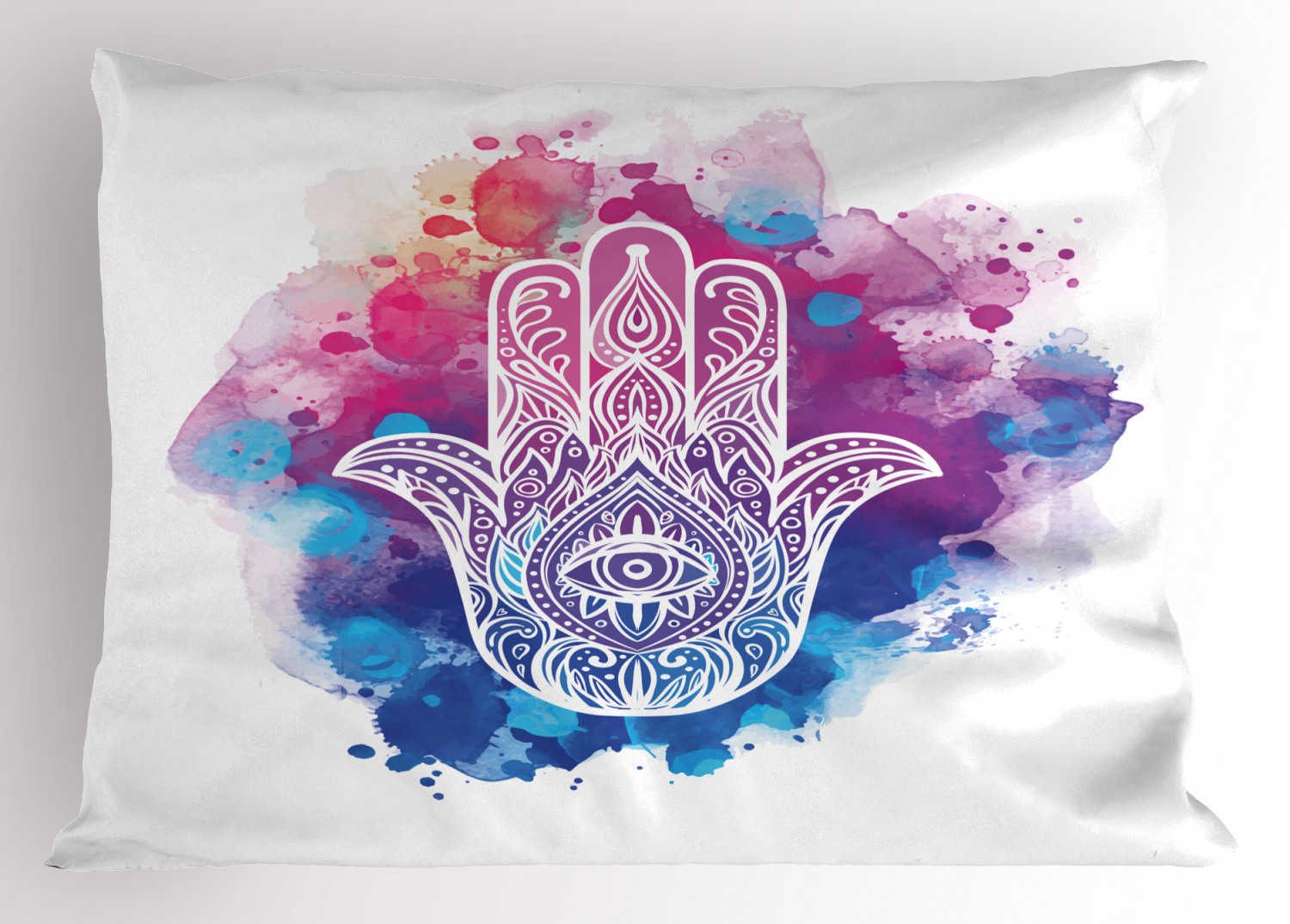 Evil Eye Pillow Sham Decorative Pillowcase 3 Sizes Bedroom Decor Ambesonne - Picture 49 of 50