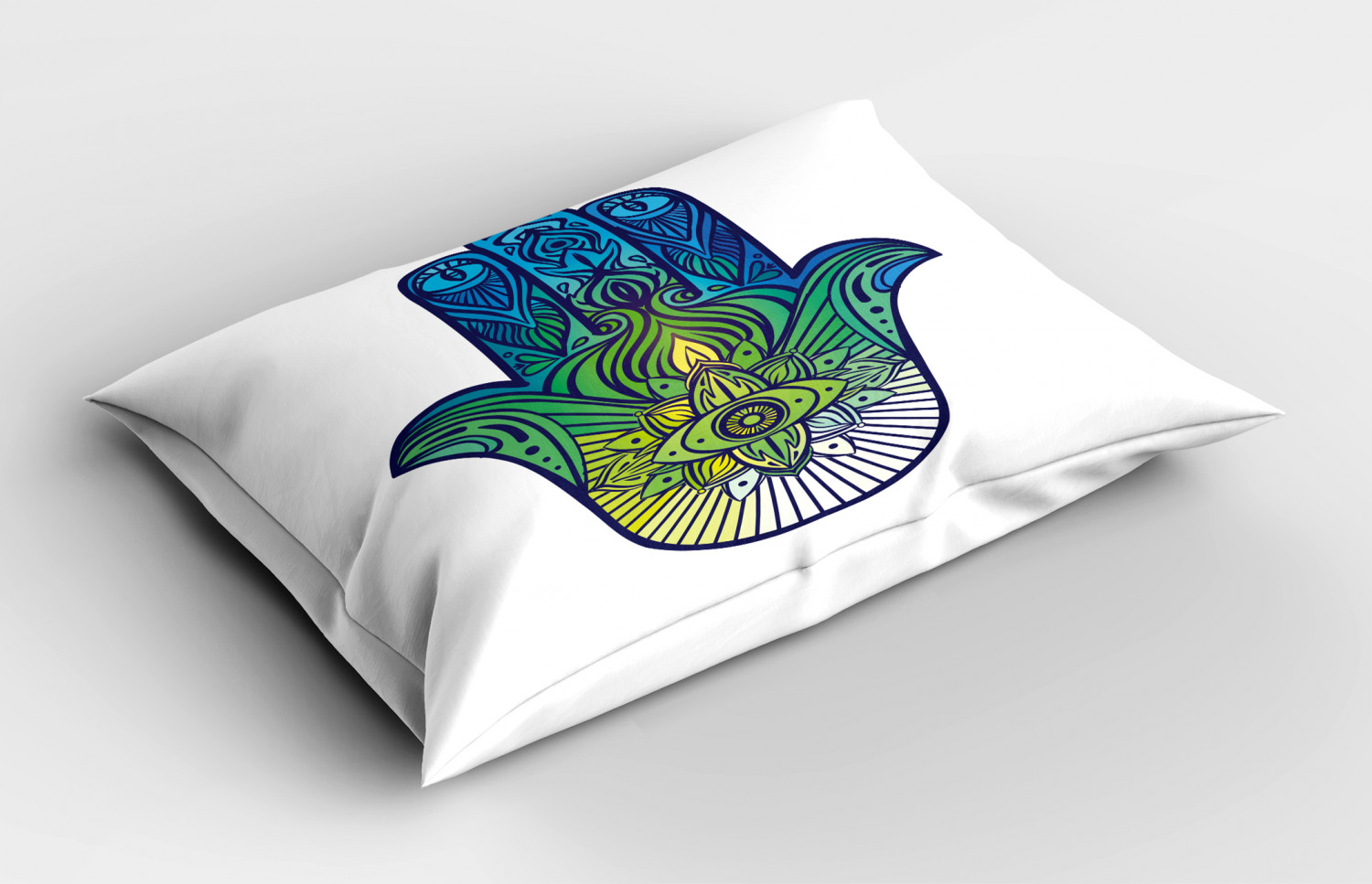 Evil Eye Pillow Sham Decorative Pillowcase 3 Sizes Bedroom Decor Ambesonne - Picture 46 of 50