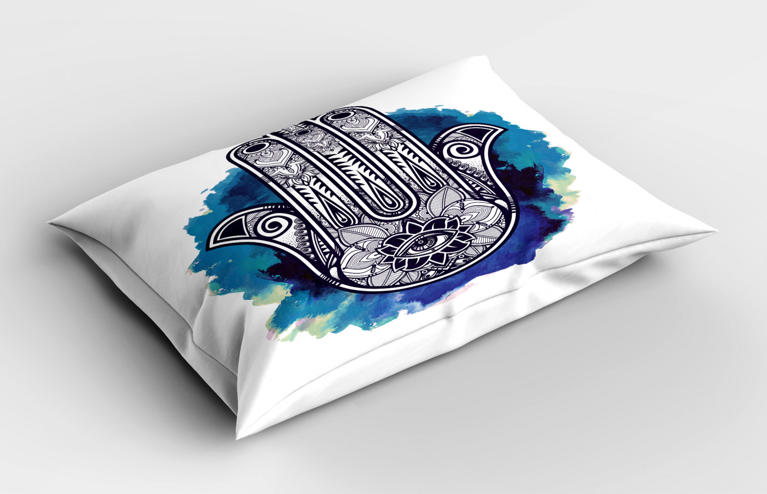 Evil Eye Pillow Sham Decorative Pillowcase 3 Sizes Bedroom Decor Ambesonne - Picture 20 of 50