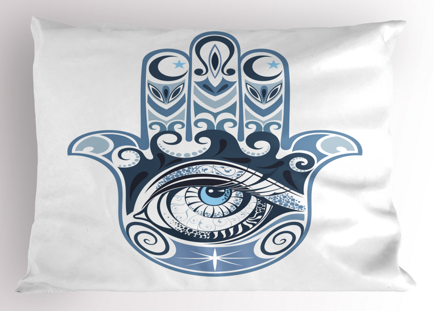 Evil Eye Pillow Sham Decorative Pillowcase 3 Sizes Bedroom Decor Ambesonne - Picture 3 of 50