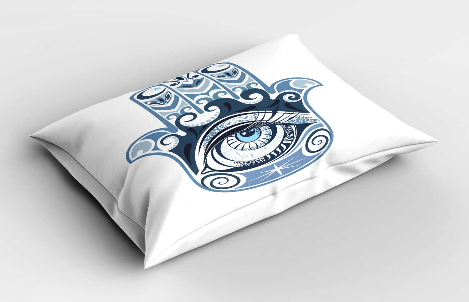 Evil Eye Pillow Sham Decorative Pillowcase 3 Sizes Bedroom Decor Ambesonne - Picture 4 of 50
