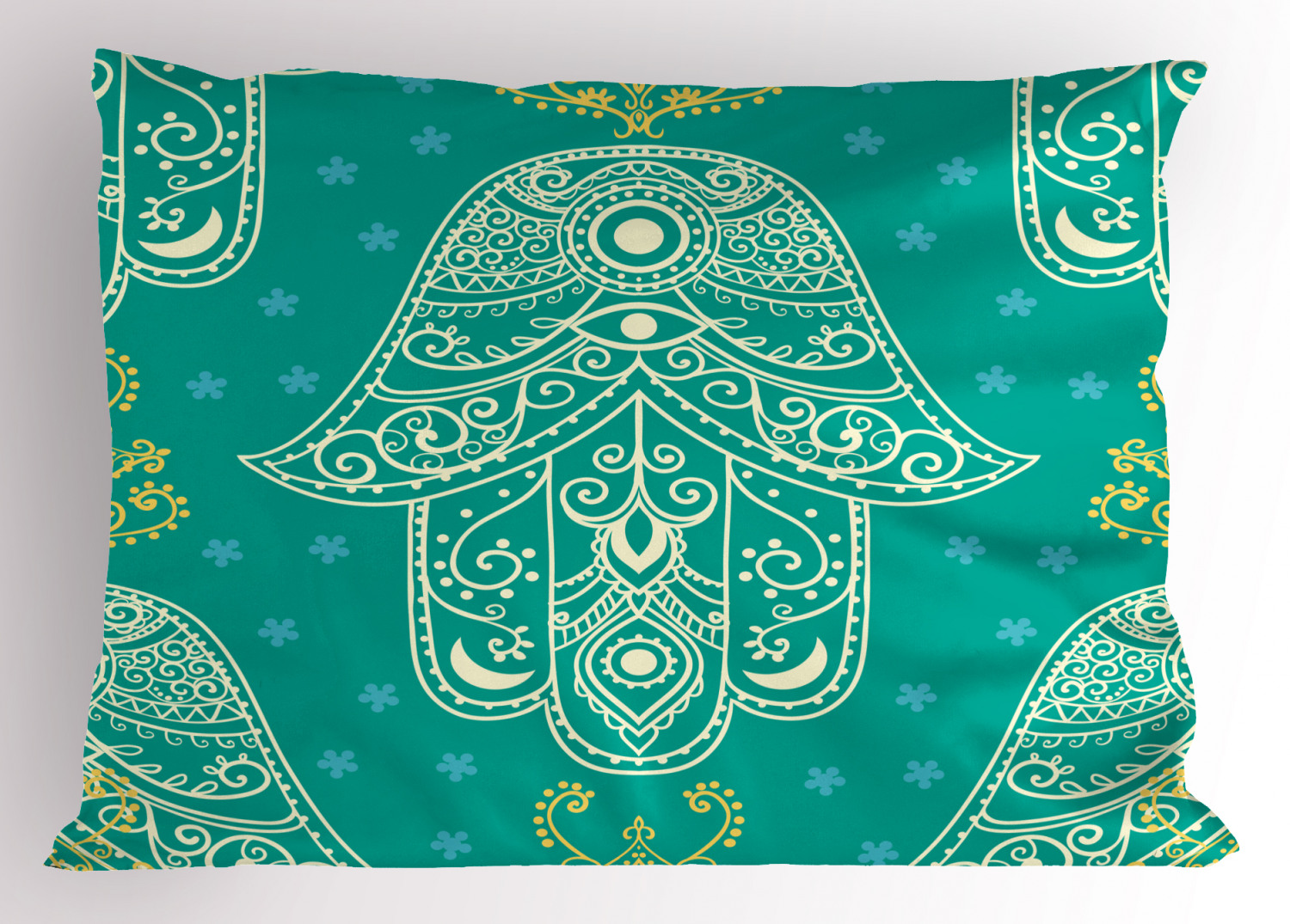 Evil Eye Pillow Sham Decorative Pillowcase 3 Sizes Bedroom Decor Ambesonne - Picture 23 of 50