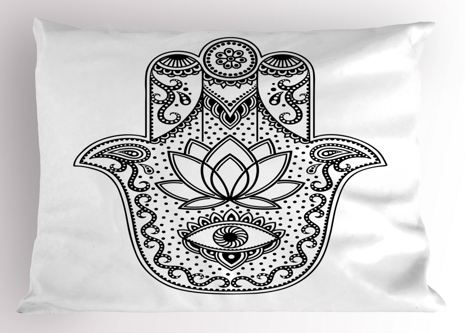 Evil Eye Pillow Sham Decorative Pillowcase 3 Sizes Bedroom Decor Ambesonne - Picture 25 of 50