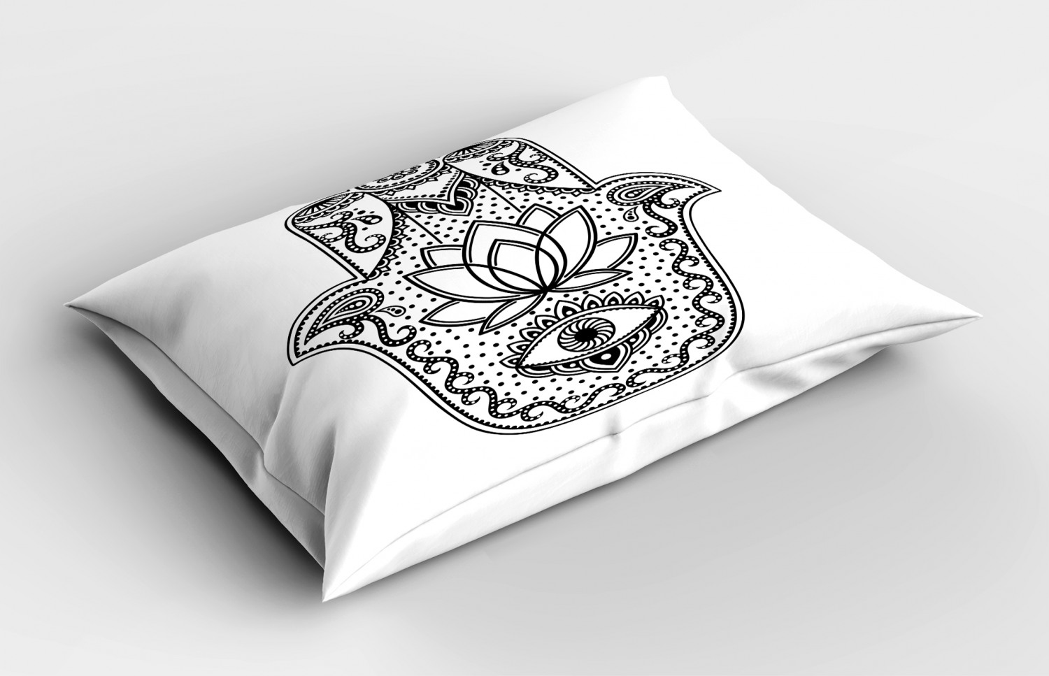 Evil Eye Pillow Sham Decorative Pillowcase 3 Sizes Bedroom Decor Ambesonne - Picture 26 of 50