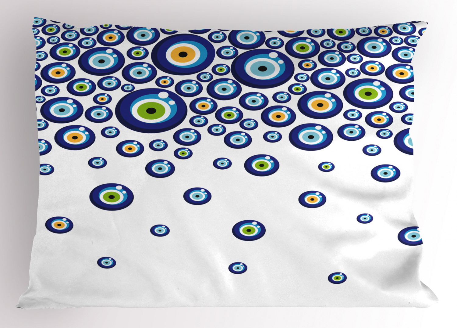Evil Eye Pillow Sham Decorative Pillowcase 3 Sizes Bedroom Decor Ambesonne - Picture 27 of 50