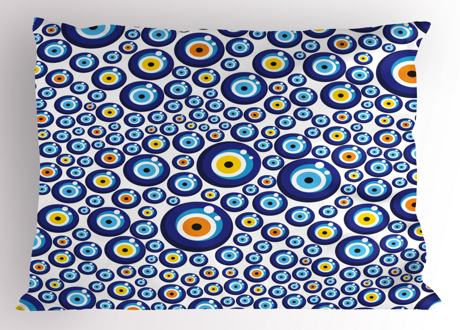 Evil Eye Pillow Sham Decorative Pillowcase 3 Sizes Bedroom Decor Ambesonne - Picture 39 of 50