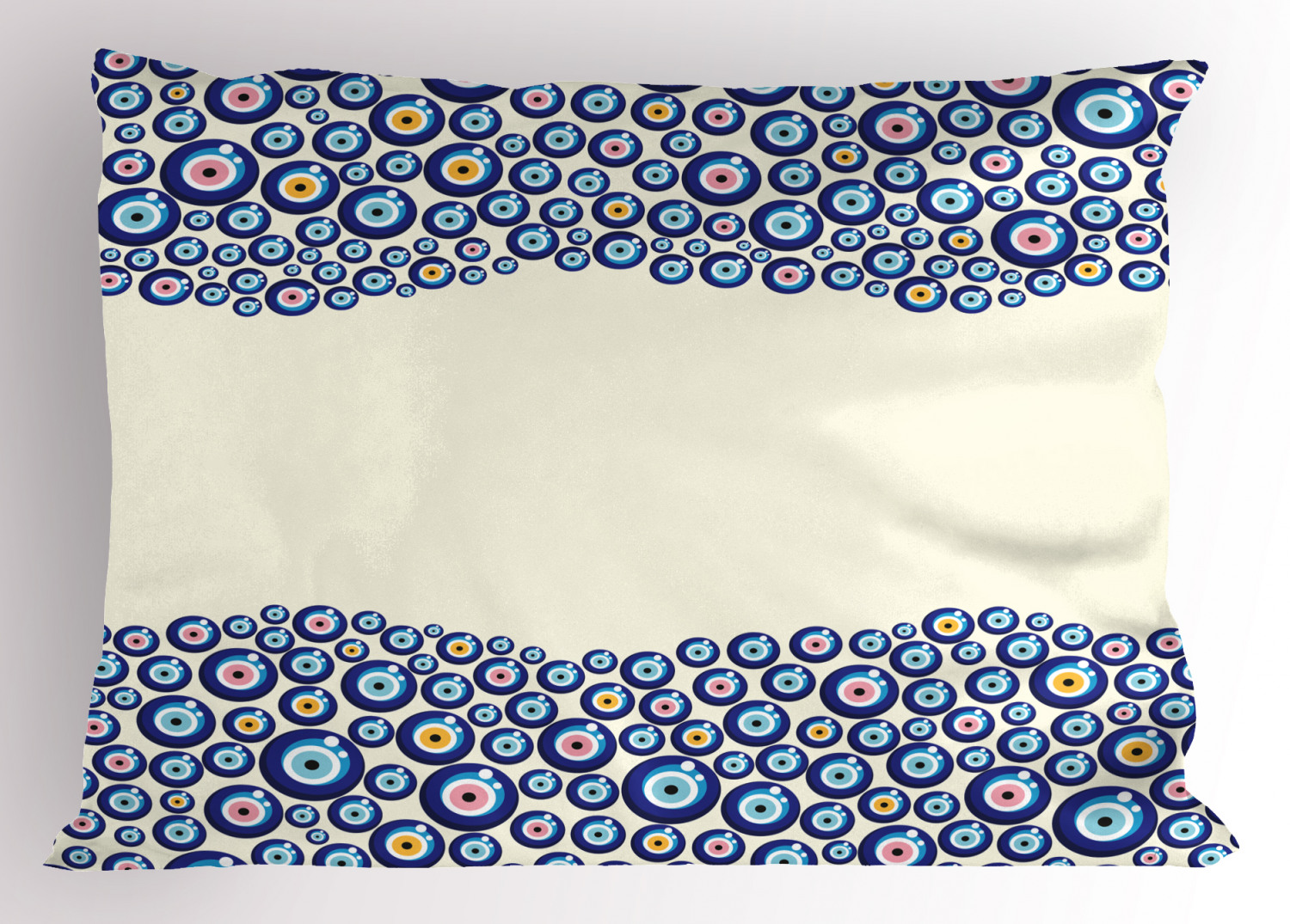 Evil Eye Pillow Sham Decorative Pillowcase 3 Sizes Bedroom Decor Ambesonne - Picture 33 of 50
