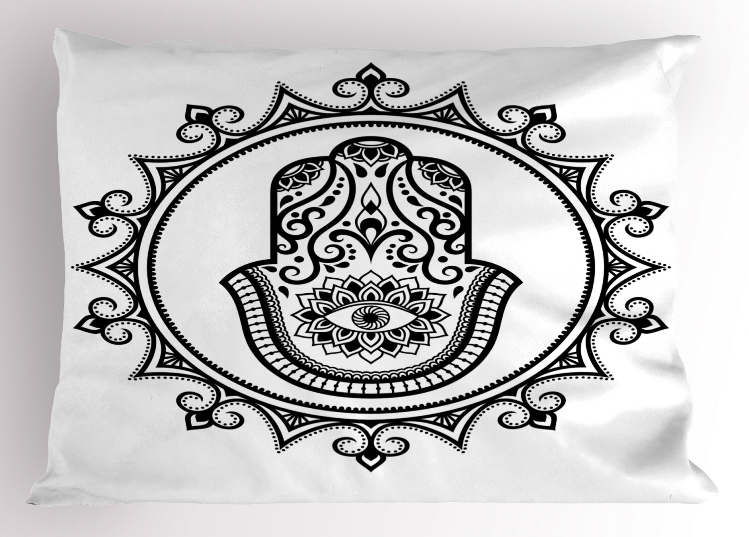 Evil Eye Pillow Sham Decorative Pillowcase 3 Sizes Bedroom Decor Ambesonne - Picture 21 of 50