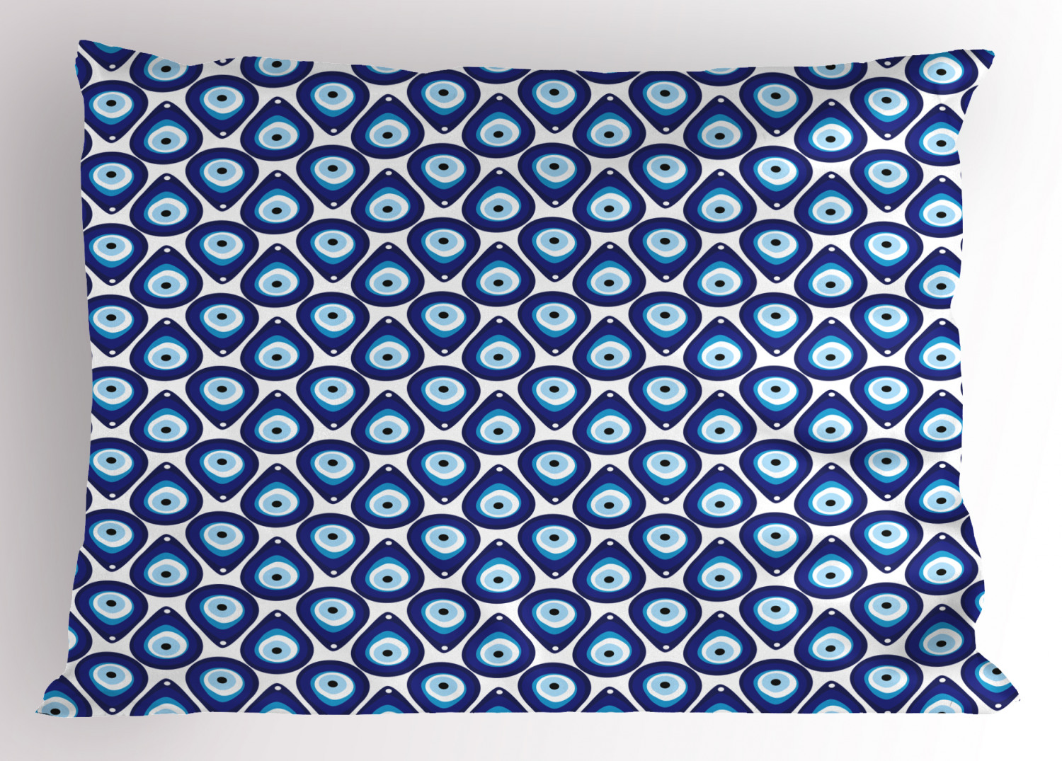 Evil Eye Pillow Sham Decorative Pillowcase 3 Sizes Bedroom Decor Ambesonne - Picture 13 of 50