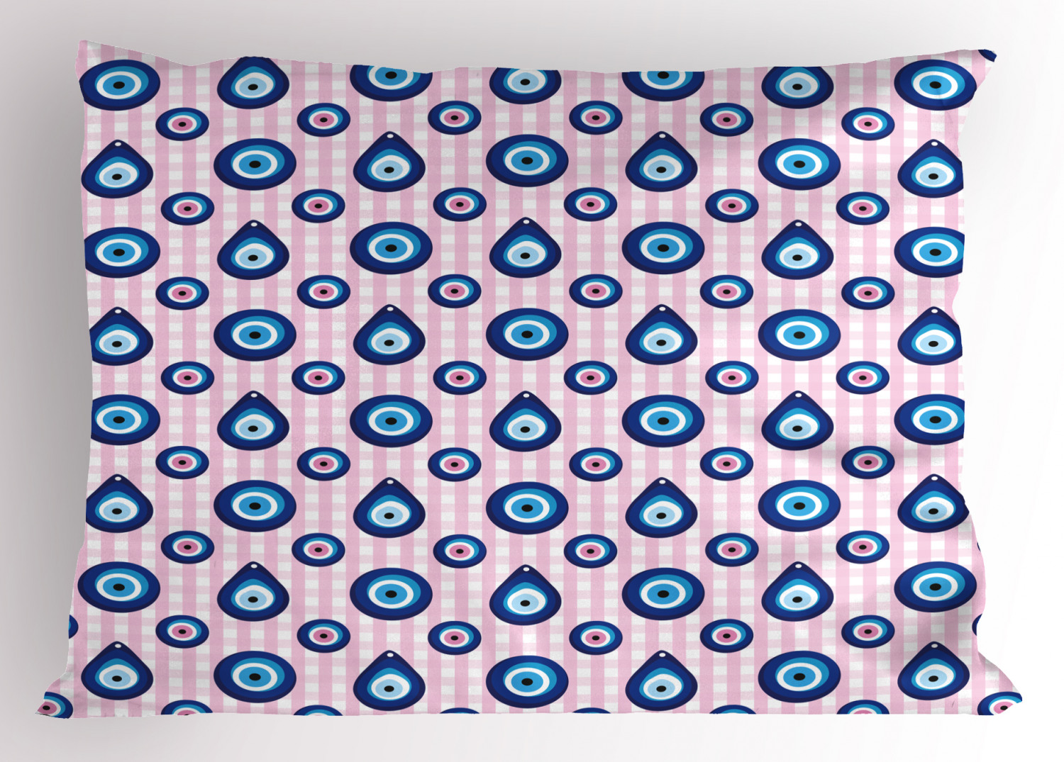 Evil Eye Pillow Sham Decorative Pillowcase 3 Sizes Bedroom Decor Ambesonne - Picture 5 of 50