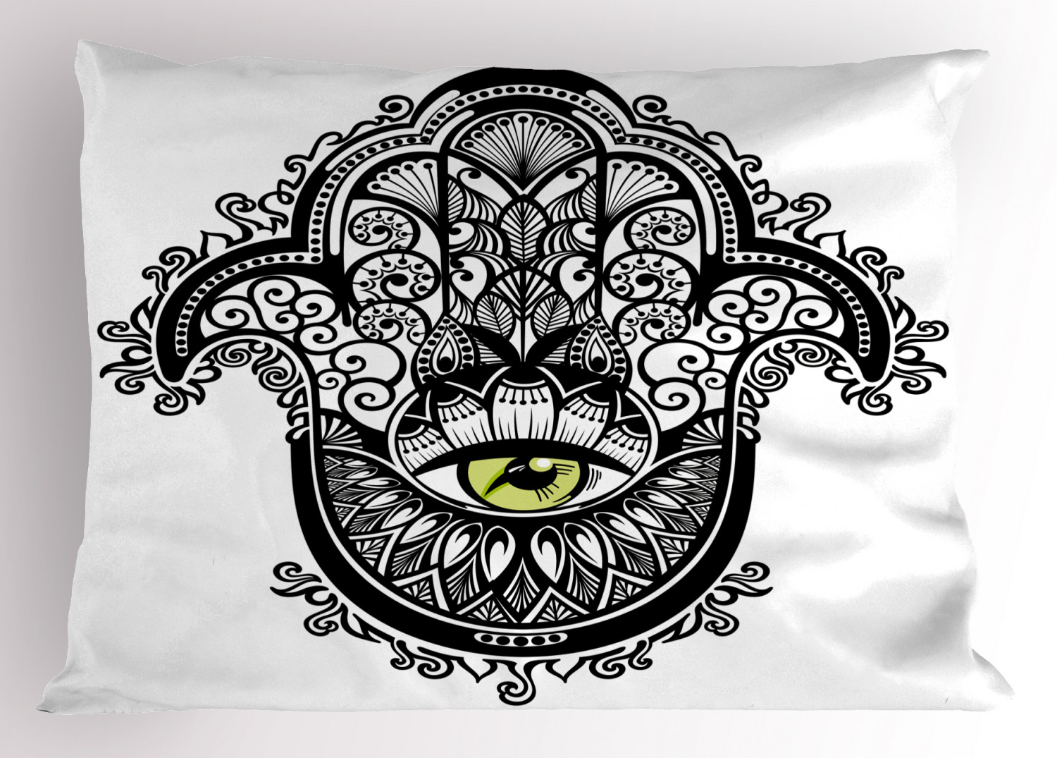 Evil Eye Pillow Sham Decorative Pillowcase 3 Sizes Bedroom Decor Ambesonne - Picture 47 of 50