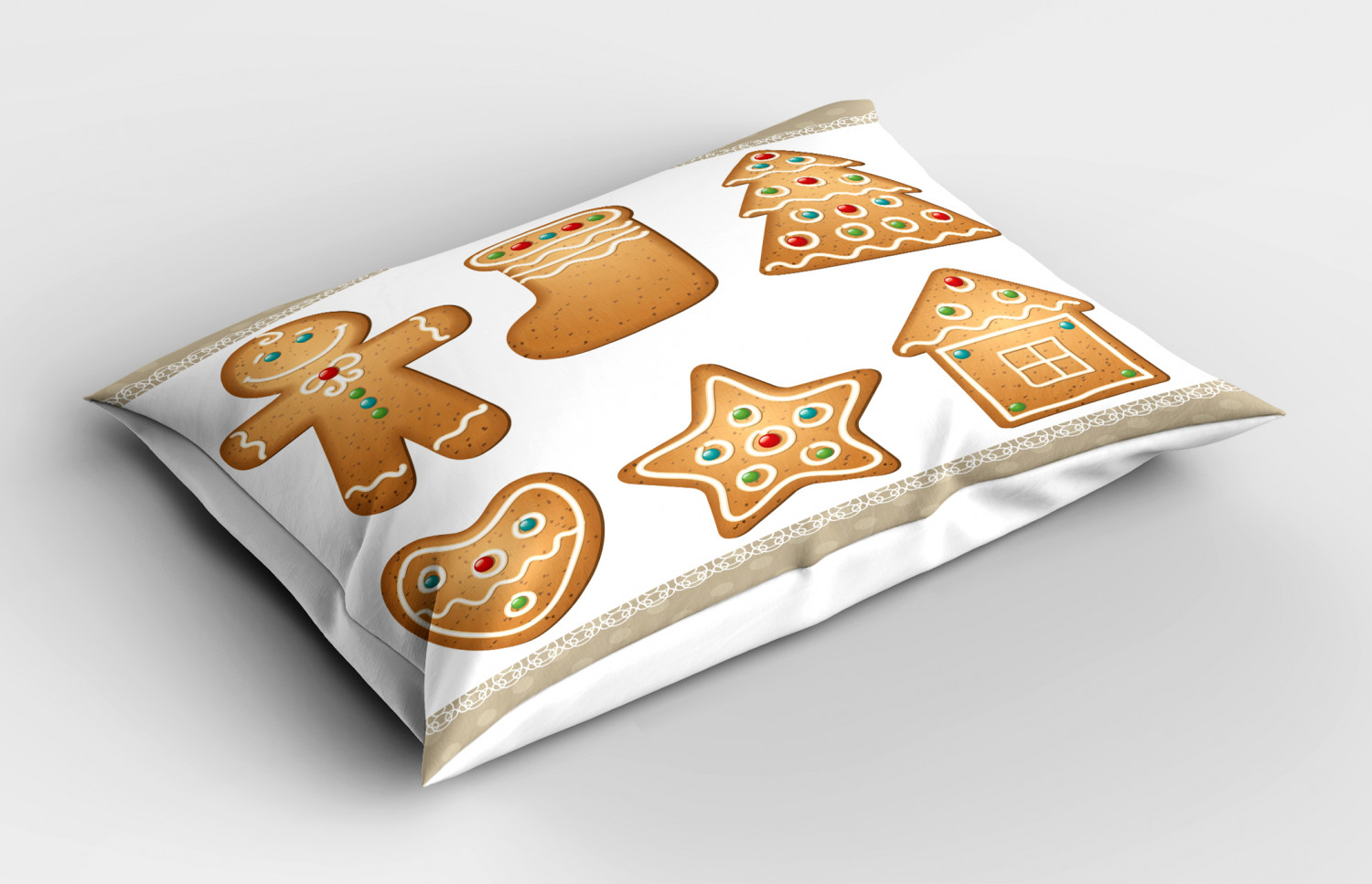 gingerbread man pillow