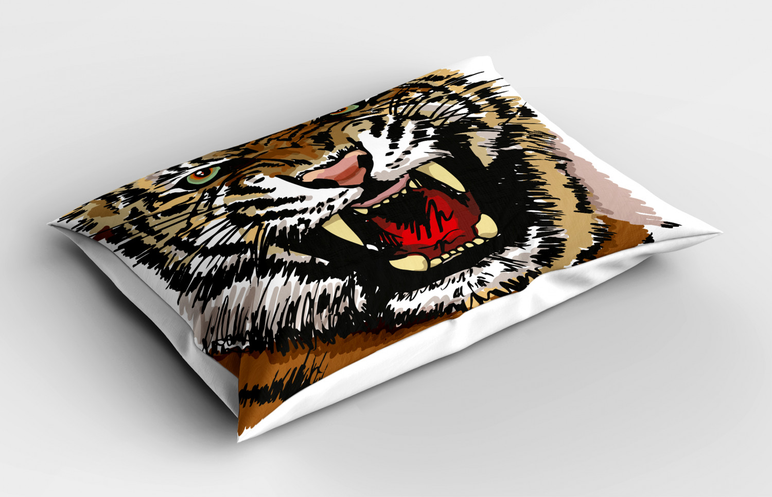 tiger shaped pillow