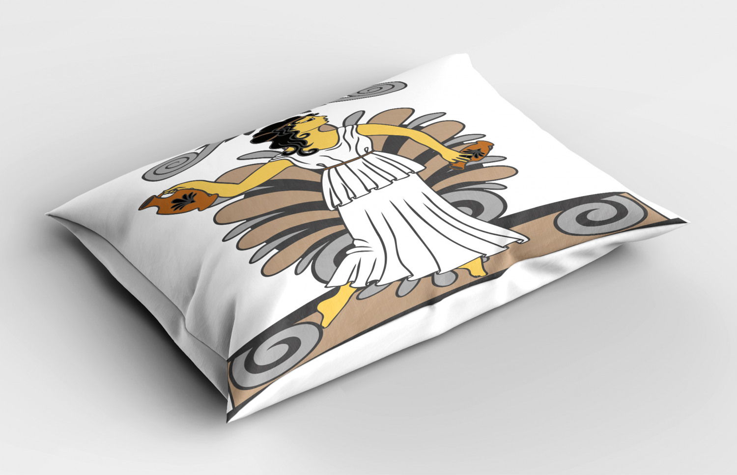 Toga Party Pillow Sham Decorative Pillowcase 3 Sizes Bedroom Decor