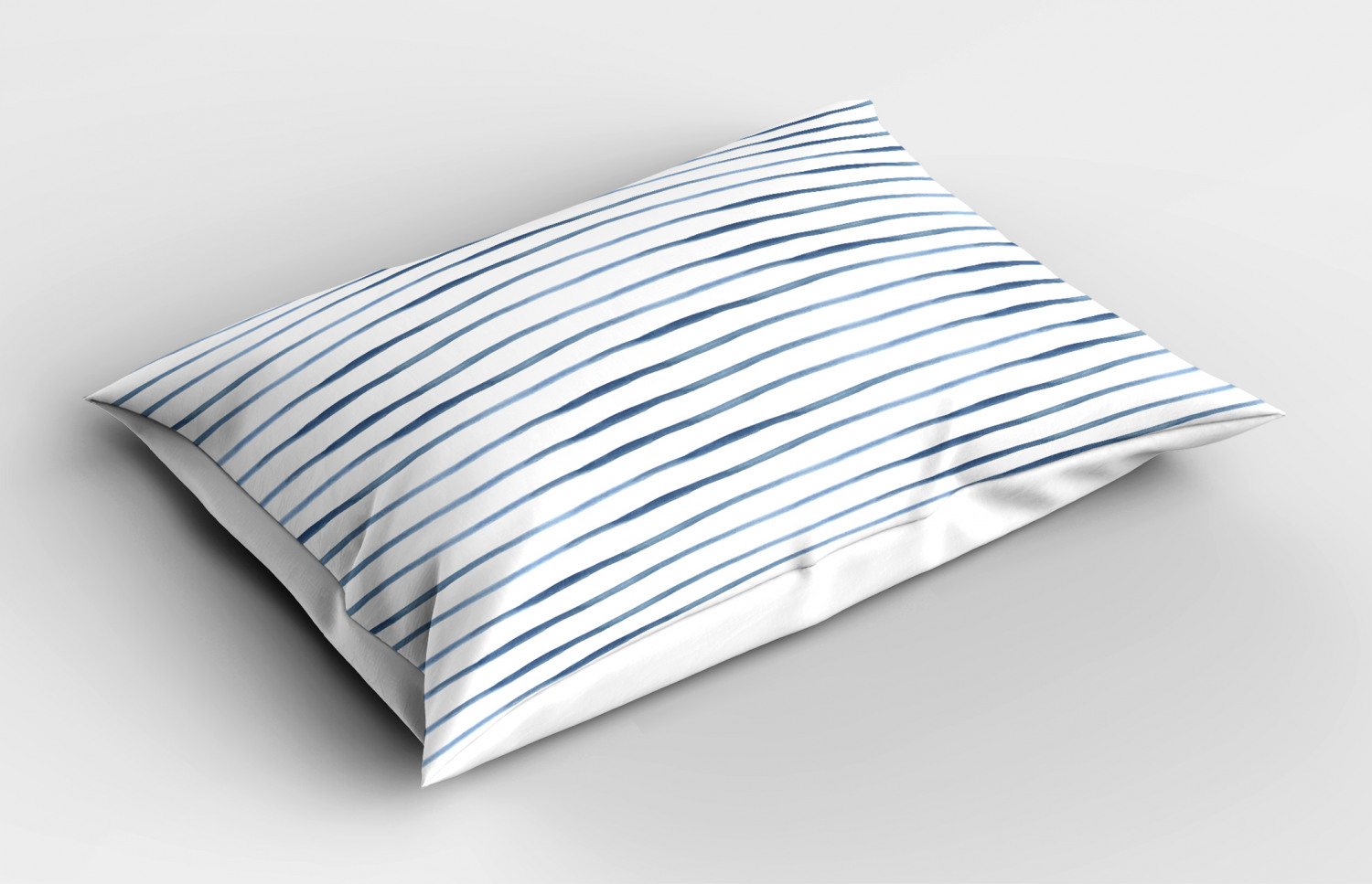 Grey and White Pillow Sham Decorative Pillowcase 3 Sizes Bedroom Decor Ambesonne 