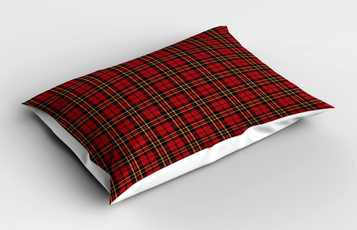 Checkered Pillow Sham Decorative Pillowcase 3 Sizes Bedroom Decor