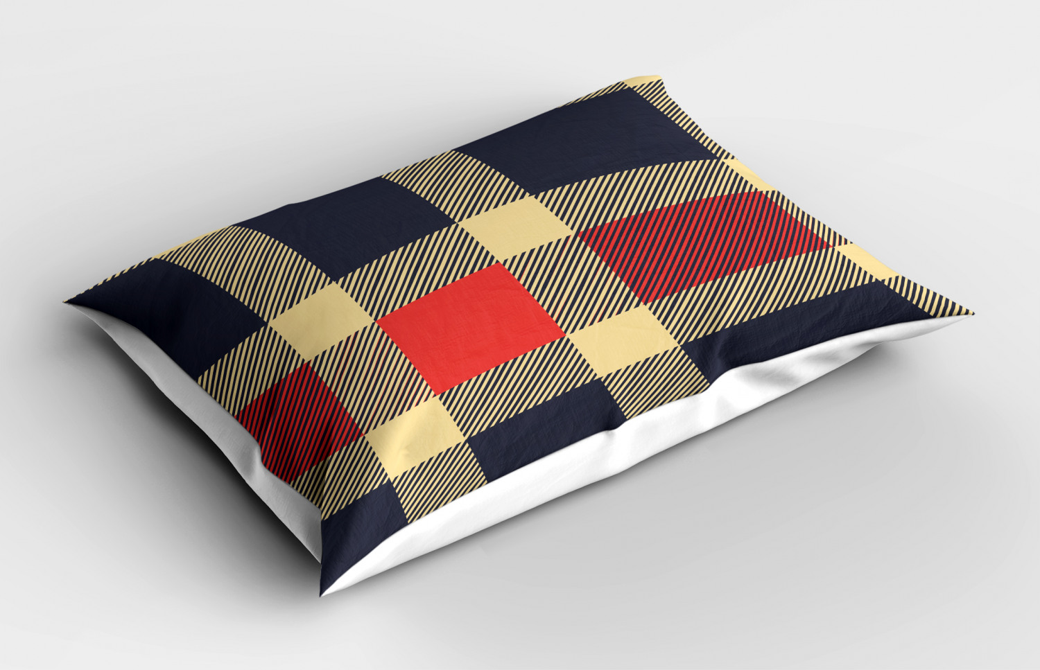 checkered pillow