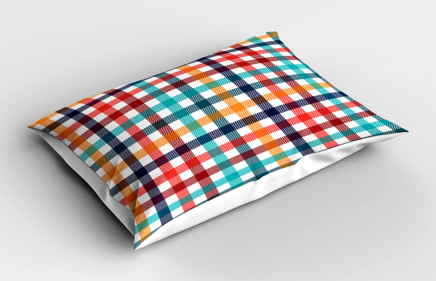 checkered pillow