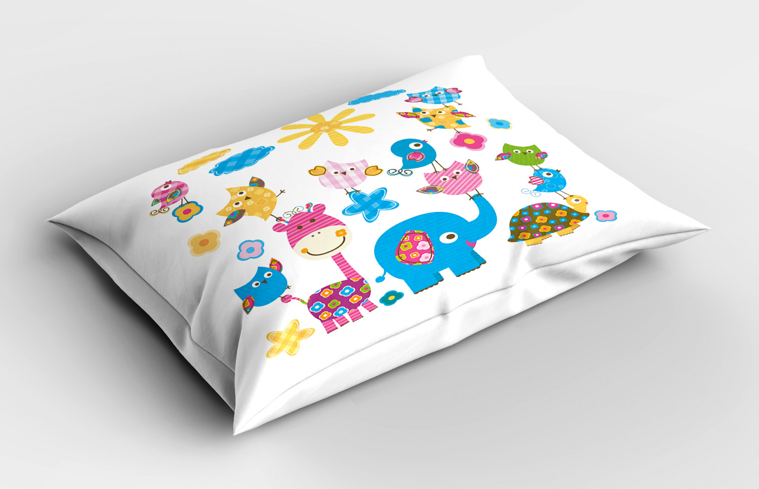 Kids Nursery Pillow Sham Decorative Pillowcase 3 Sizes for ...