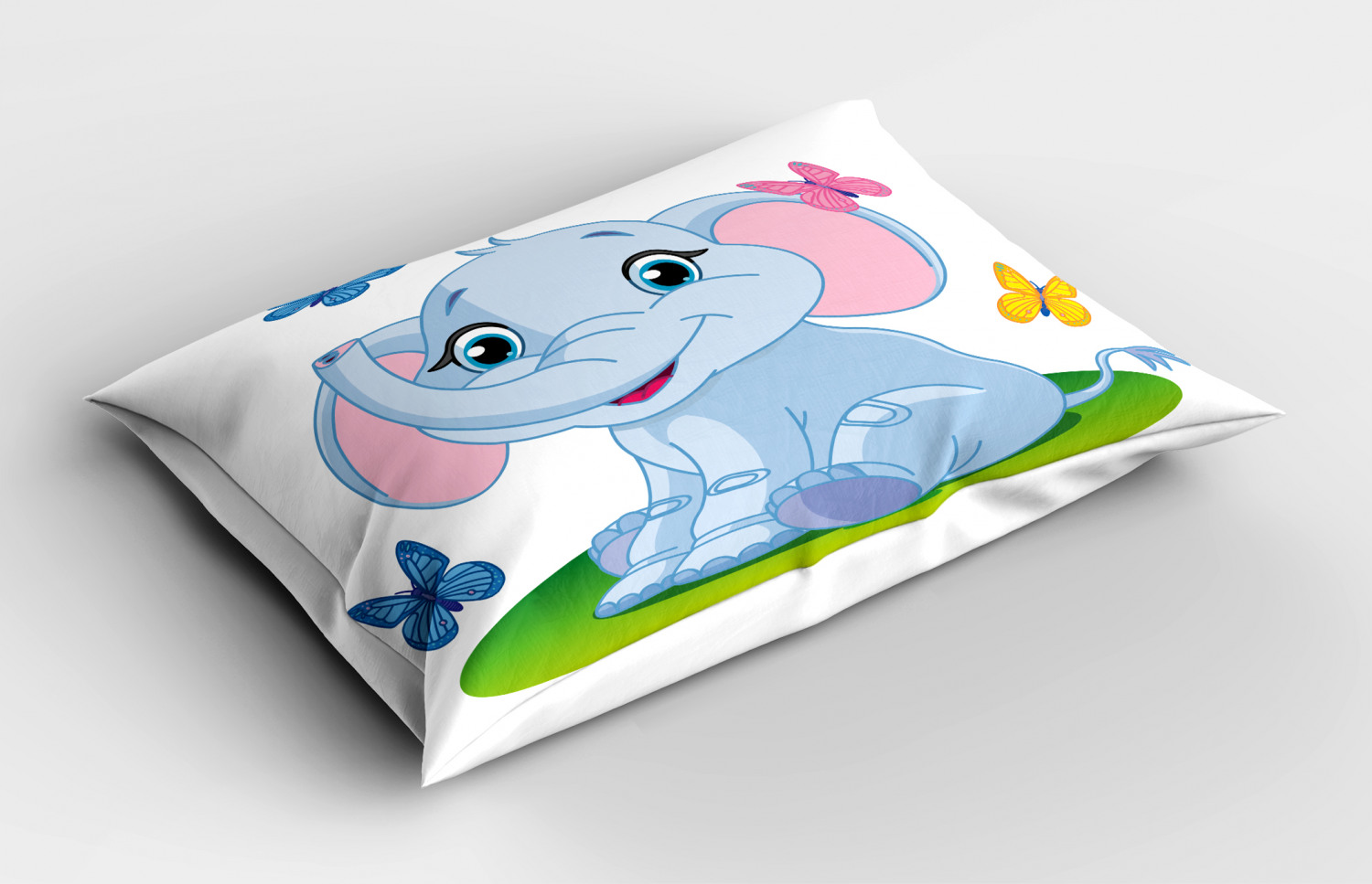 Kids Cartoon Pillow Sham Decorative Pillowcase 3 Sizes for Bedroom