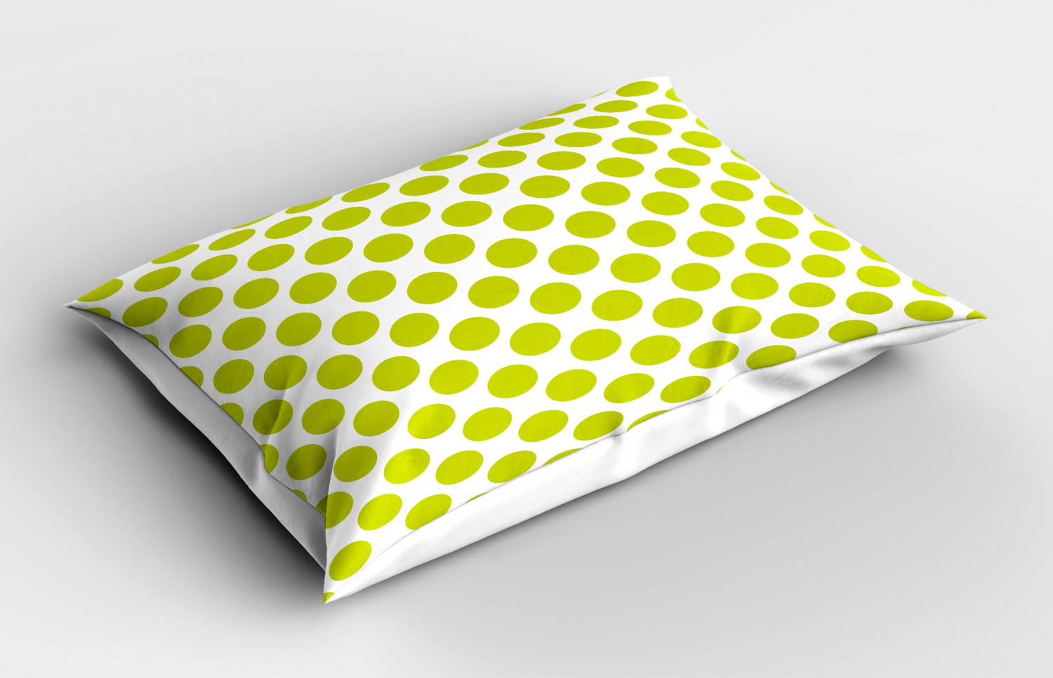 lime green pillow shams