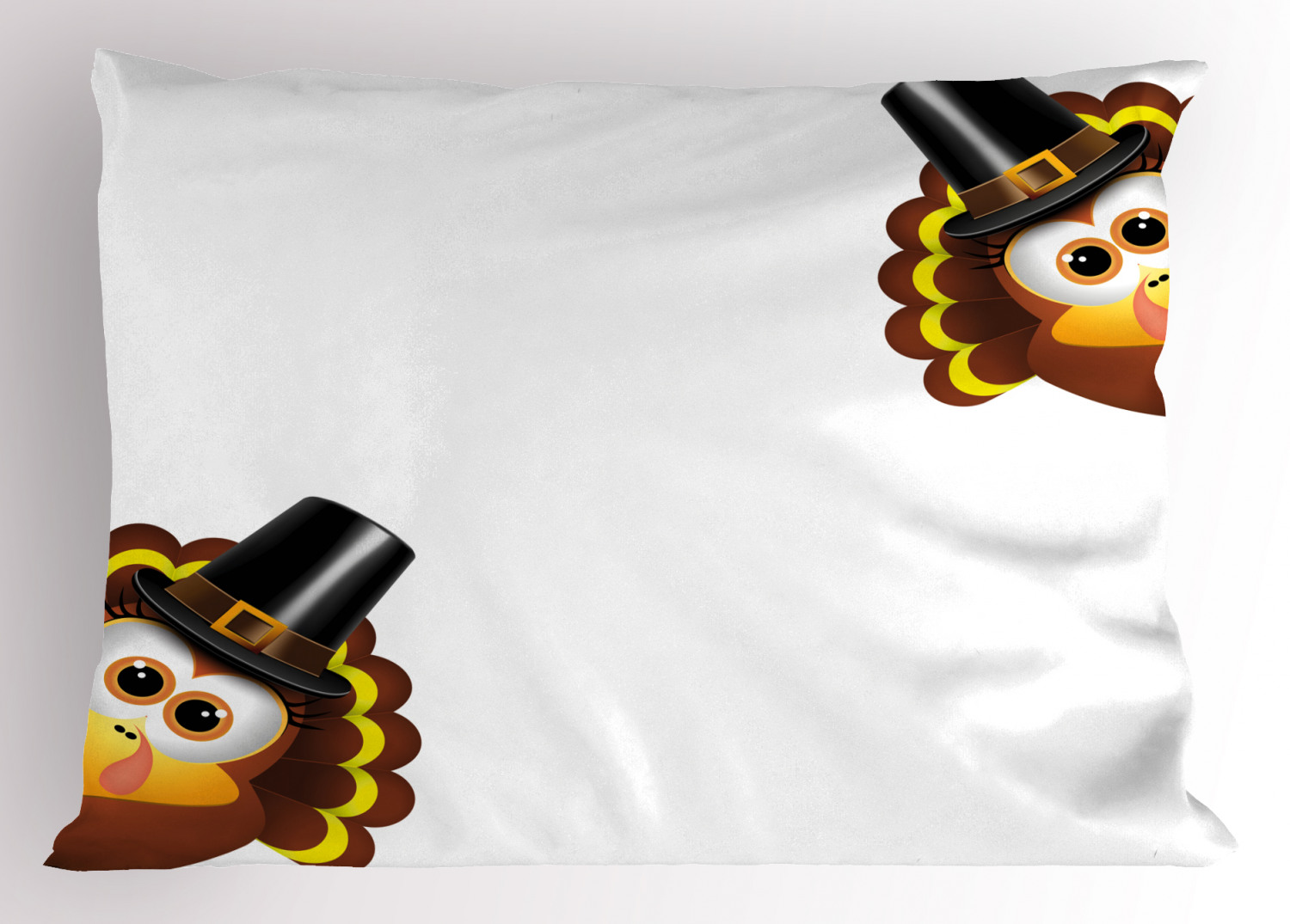 Thanksgiving Pillow Sham Decorative Pillowcase 3 Sizes for Bedroom Decor - Picture 37 of 38