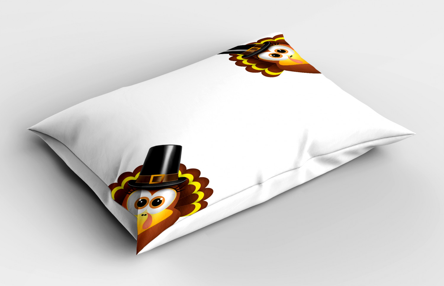 Thanksgiving Pillow Sham Decorative Pillowcase 3 Sizes for Bedroom Decor - Picture 38 of 38