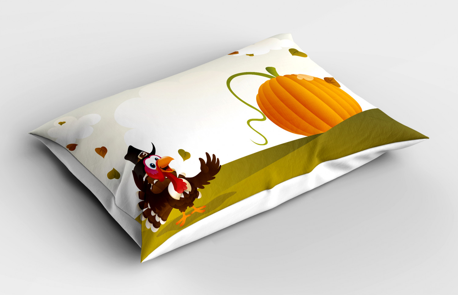 Thanksgiving Pillow Sham Decorative Pillowcase 3 Sizes for Bedroom Decor - Picture 24 of 38