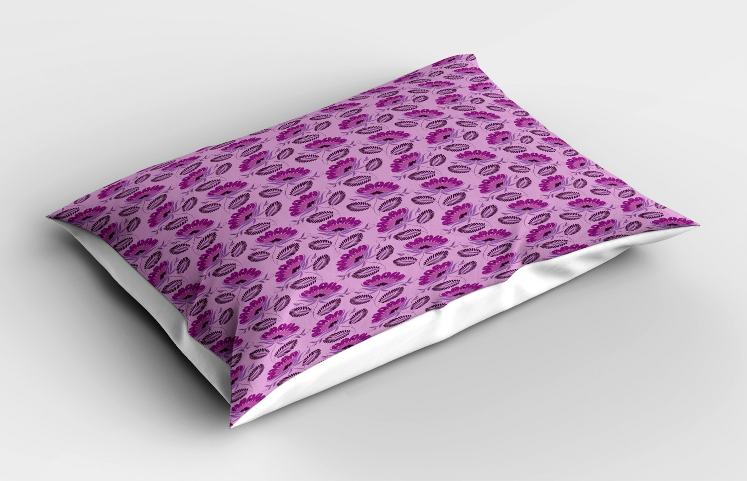 Purple Color Pillow Sham Decorative Pillowcase 3 Sizes Bedroom