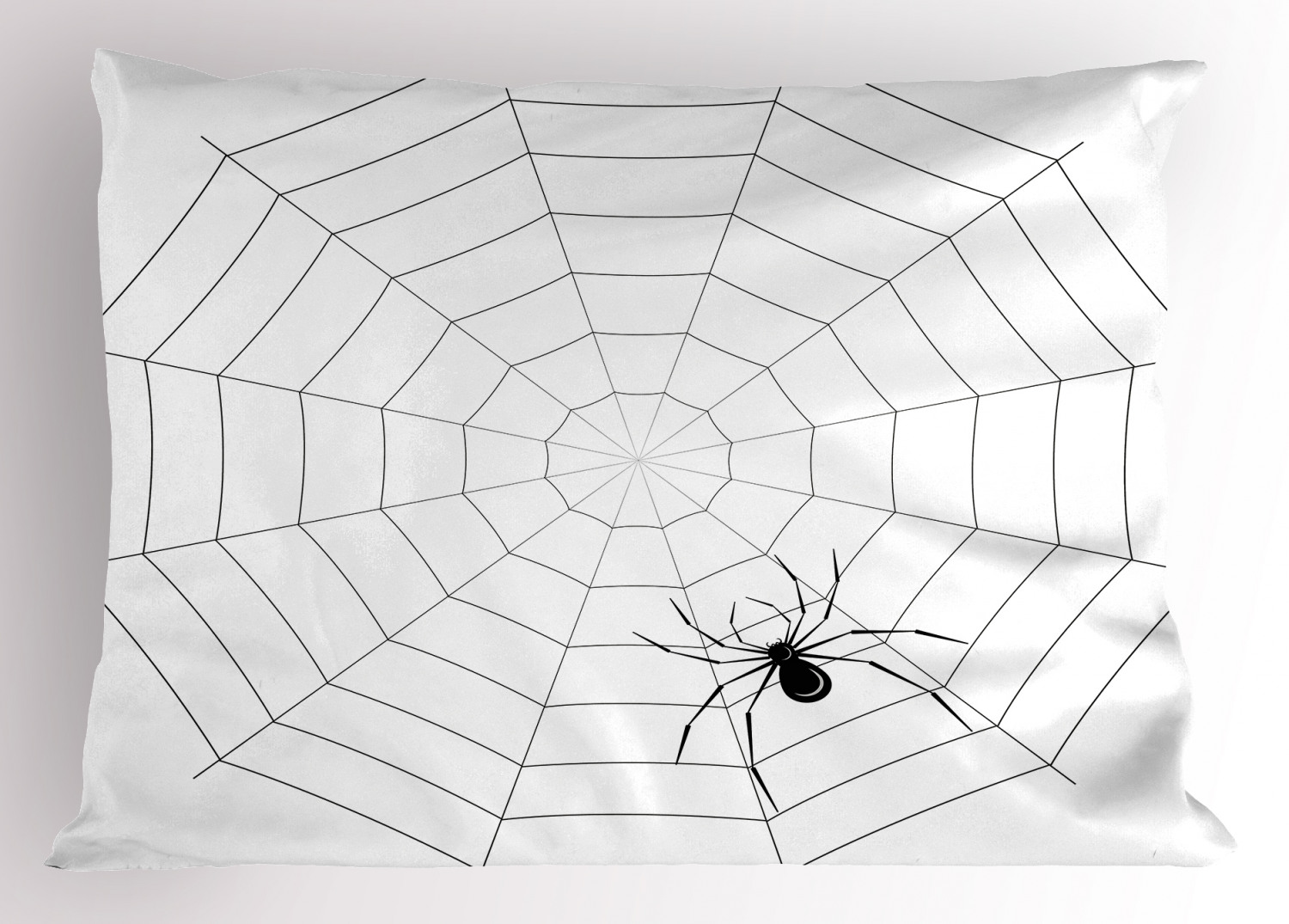 Spider Web Pillow Sham Decorative Pillowcase 3 Sizes Bedroom Decor Ambesonne 